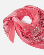 Cotton bandana with crystal embroidery
