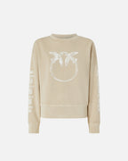 Cotton Sweatshirt with logo-branded sleeves