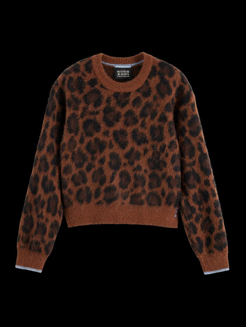 Fuzzy Jacquard Pullover