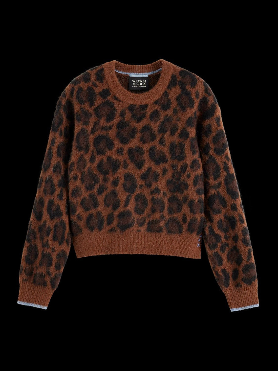 Fuzzy Jacquard Pullover