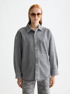Washed Denim Overshirt