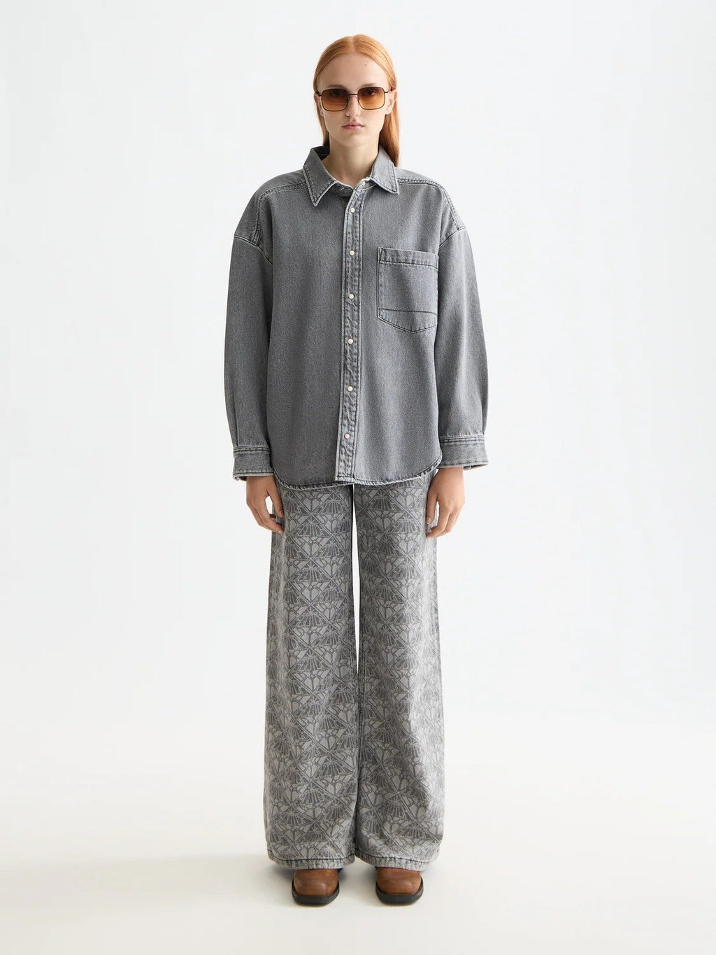 Washed Denim Overshirt