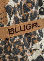 Jacquard Wool Blend Cardigan