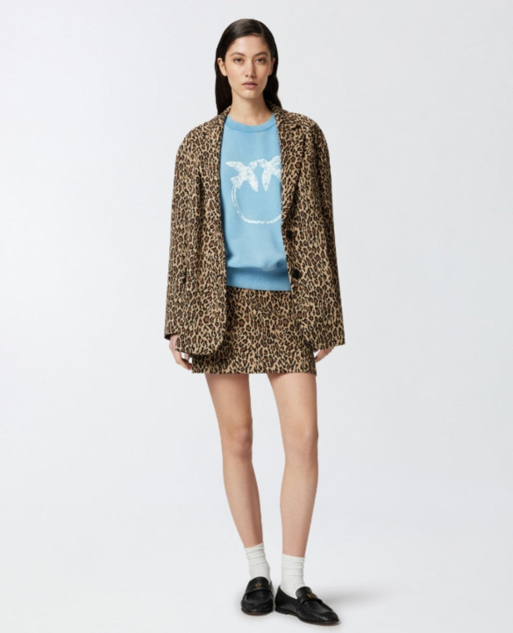 Cotton Sweatshirt with logo-branded sleeves